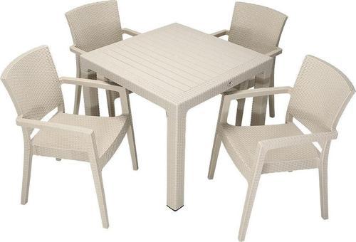 Elit Rattan 90x90 Zeus Koltuk Masa Takımı ÇÖLBEJİ