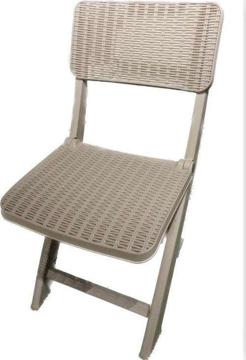 Sky Katlanır Rattan Sandalye (Kamp - Piknik Sandalyesi) Çölbeji (2 Adet)