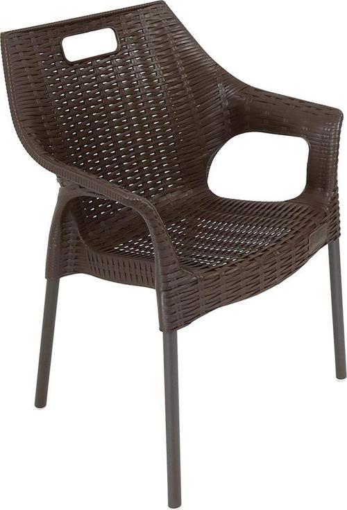 Star Rattan Koltuk  (4 Adet) KAHVERENGİ