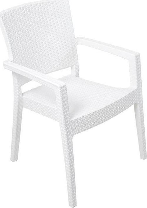 Zeus Rattan Koltuk (4 Adet) Beyaz