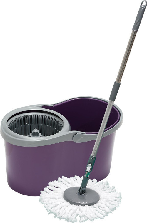 Plastik Döner Başlıklı Vileda Mop Set Mor