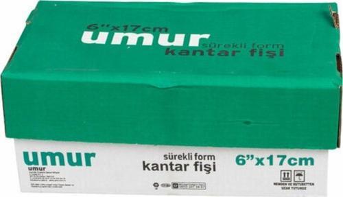 Kantar Fişi 6X17Cm 2 Nüsha Renkli 1000Li