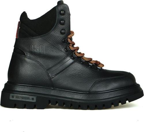 Harley Davıdson Stein Siyah Hakiki Deri Erkek Bot 