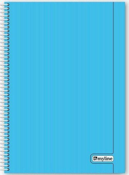 Nova A4 Plastik Kapak 60 Yaprak Kareli Defter