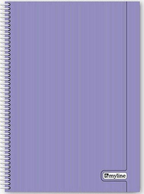 Nova A4 Plastik Kapak 72 Yaprak Çizgili Defter