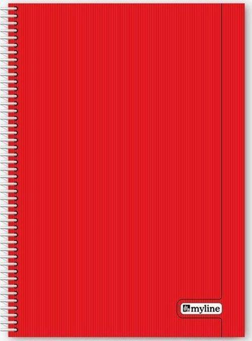 Nova A4 Plastik Kapak 72 Yaprak Kareli Defter