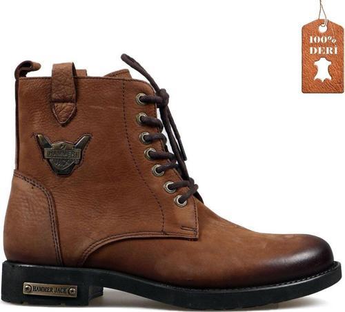 Hakiki Deri Taba Yıkama Nubuk Erkek Bot