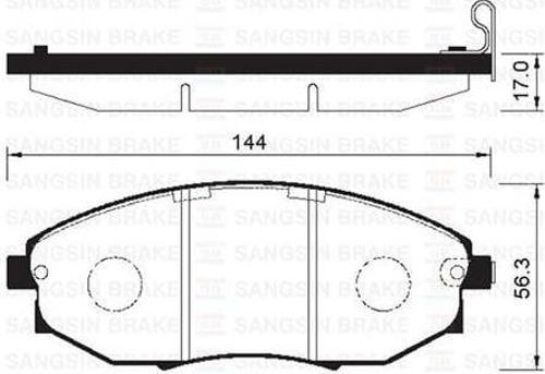 ÖN FREN BALATA CHEVROLET EPICA 2.0L 2.5L 06-
