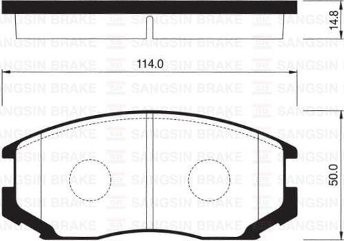 ÖN FREN BALATA DAIHATSU TERIOS 1.3L HCEJ K3-VE J100. J102 97-05