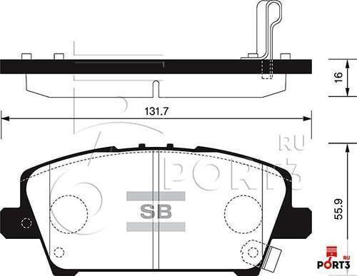 ÖN FREN BALATA HONDA CIVIC 1.8L R18A VTEC FK2 Hatchback 06- / 1.4L L13Z1 FK1 sport 09-