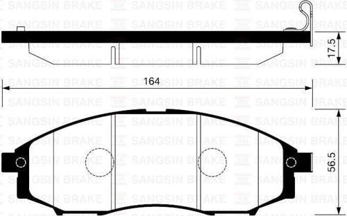 ÖN FREN BALATA NISSAN SKYSTAR 2.5L YD25DDTi D22 4x2 4x4 03- / PATHFINDER 3.2L QD32ETi R50 4x4 97-04