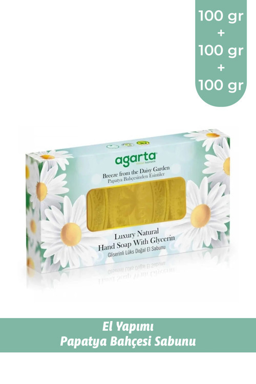 El Yapımı Doğal Papatya El Sabunu 100 Gr ( 3 Adet )
