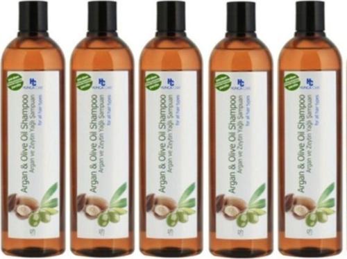 Argan Ve Zeytinyağlı Şampuan 700 Ml 5 Adet