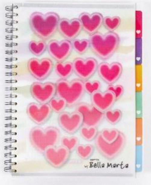Bella Marta A4 180 Yp. 6 Seperatörlü 5+1 3D Spiralli Defter