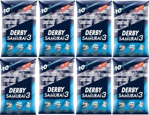 Samurai 3 Klasik 10'Lu Poşet Tıraş Bıçağı X 8 Adet