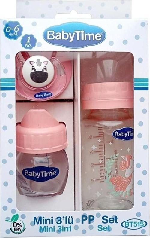 Mini Üçlü Pp Set Pembe
