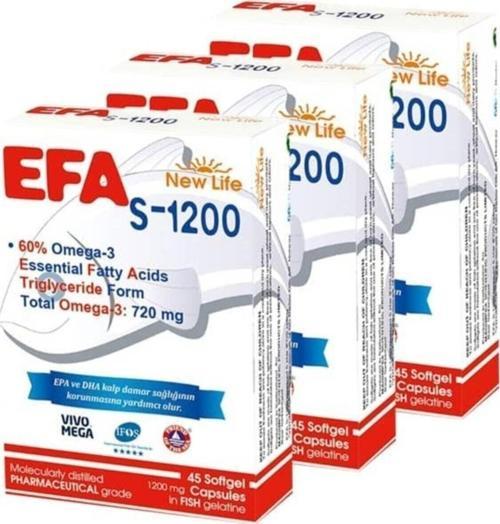 Efa S-1200 Omega-3 45 Kapsül 3'Lü Paket
