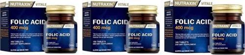 Folic Acid 400 Mcg 100 Tablet 3 Kutu