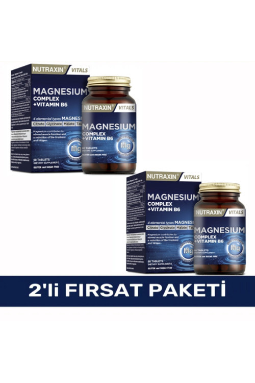 Magnezyum Complex 60 Tablet 125 Mg x 2 adet