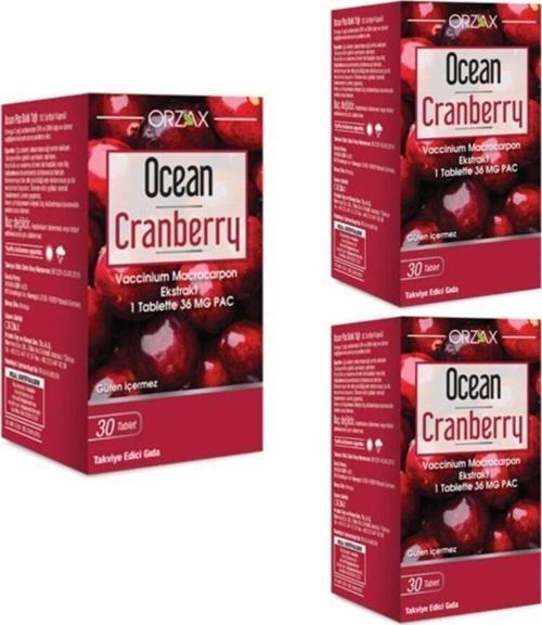 Cranberry 30 Tablet X 3 Adet