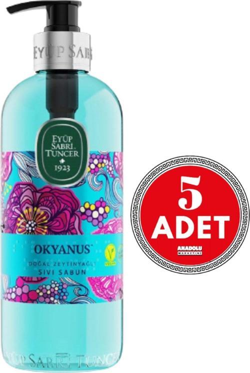 Okyanus Doğal Zeytinyağlı Sıvı Sabun 500 Ml 5 Adet