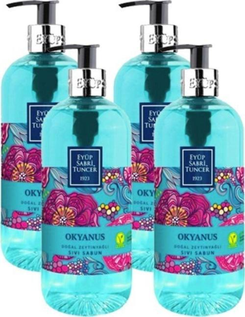 Sıvı Sabun Doğal Zeytinyağlı Okyanus 500 Ml X
