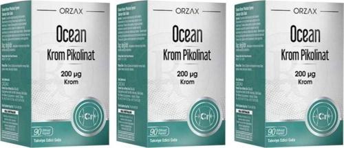 Krom Pikolinat 200 Mcg 90 Kapsül 3 Kutu