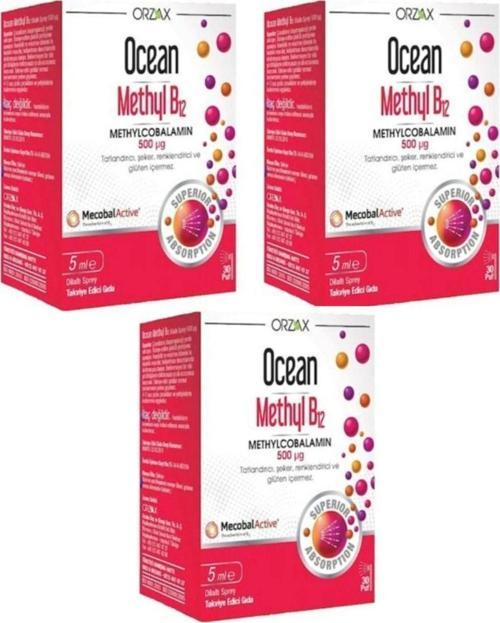 Methyl B12 Sprey 500 Mcg 5 Ml 3 Adet