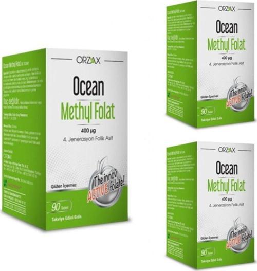 Methyl Folat 400 Mcg 30 Tablet X3 Adet
