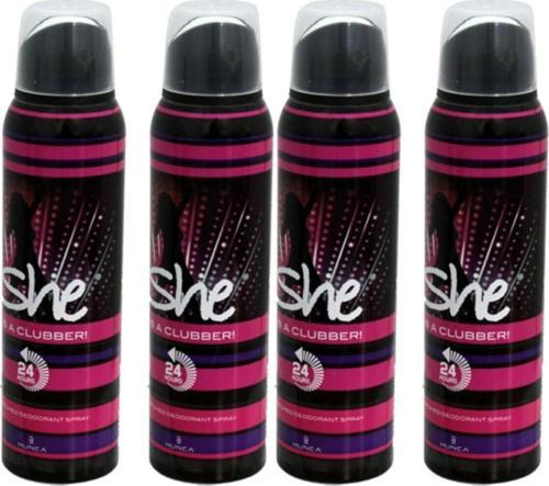 Women Deo Clubber 150 Ml X 4 Adet