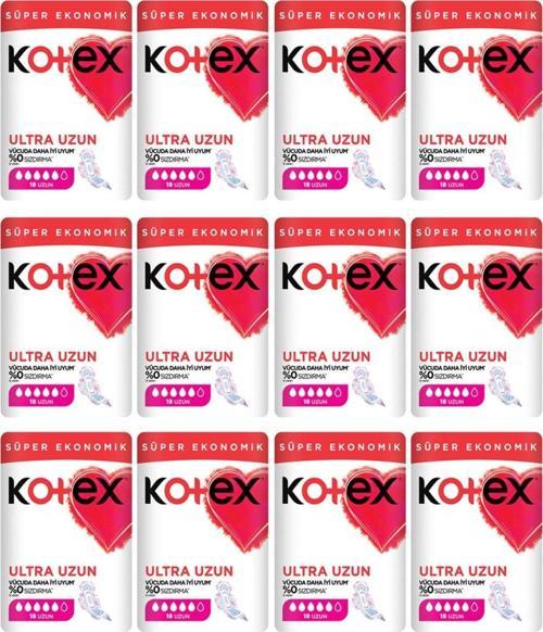 Ultra Süper Ekonomik Paket Uzun 18'Li X 12 Paket