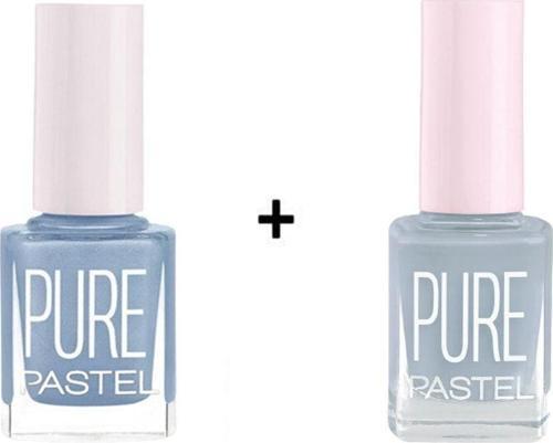 Pure Açık Mavi Gökyüzü Rengi + Pastel Pure Nude Dance Oje