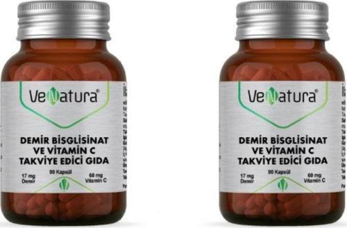 Demir Bisglisinat Ve C 90 Kapsül X2 Adet