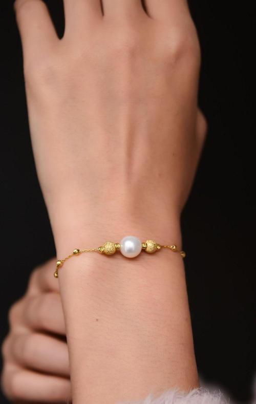 925 Ayar Gümüş Altın Kaplama Sim Dorika Toplu Inci Kadın Bileklik