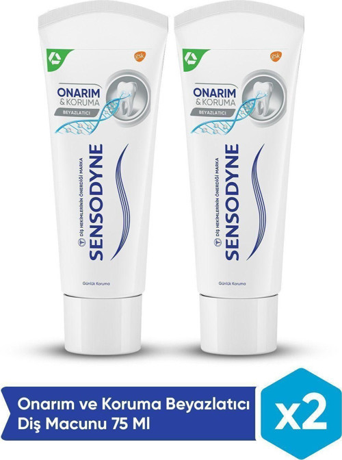 Onarım Ve Koruma Beyazlatıcı Diş Macunu 75 Ml X 2 Adet