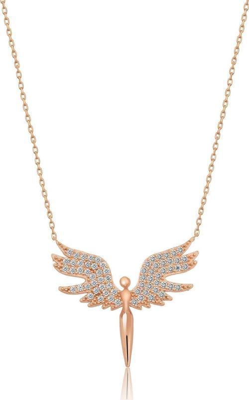 925 Ayar Mikail Meleği Gümüş Kolye