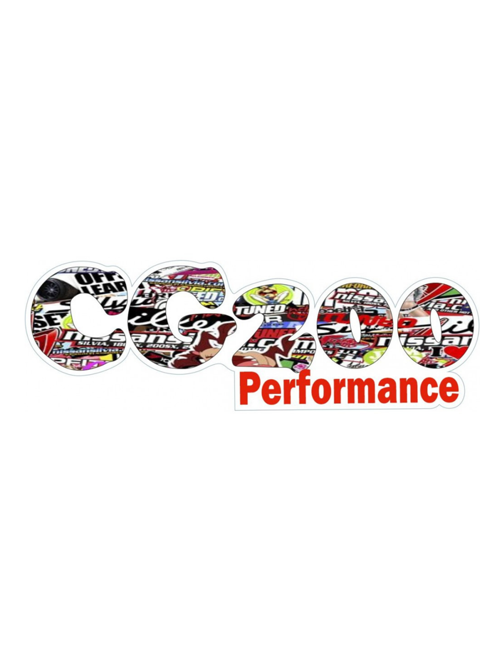 CG PERFORMANCE 20x6.5cm ETİKET - STİCKER