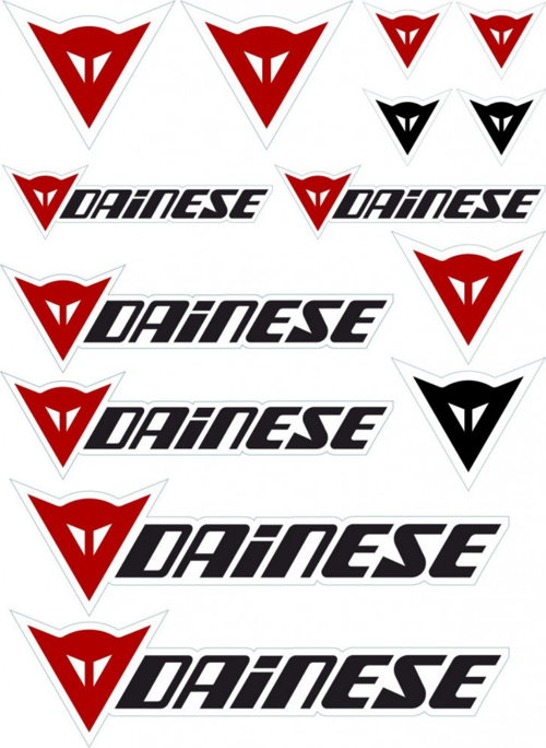 DAİNESE A4 STİCKER SET ETİKET STİCKER