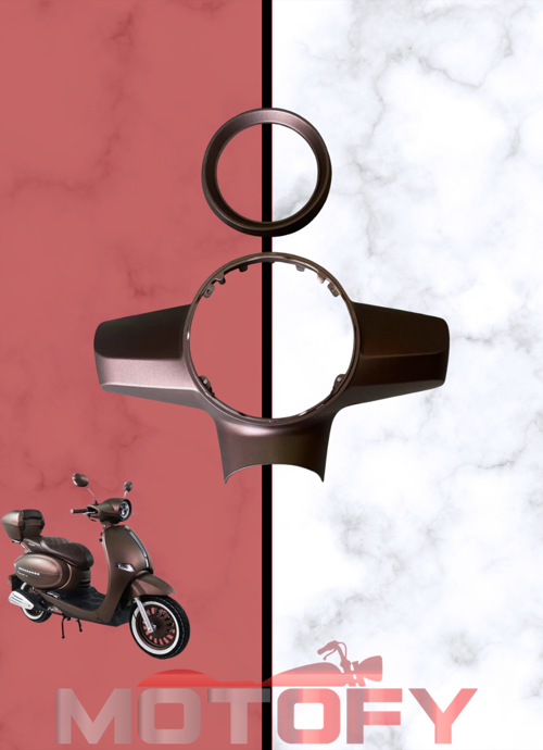 ARORA CAPPUCİNO 50 - 125 FAR GRENAJI GİDON MUHAFAZA ÖN - FAR GRENAJI VE ÇERÇEVESİ KAHVERENGİ ORİJİNAL