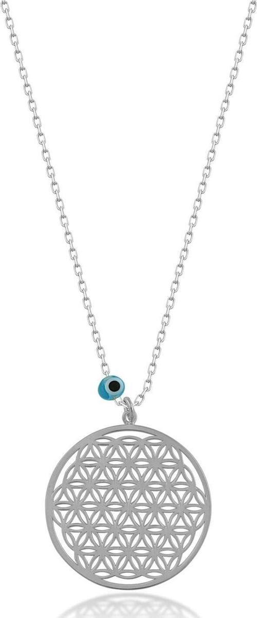 Yaşam Çiçeği Gümüş Kolye