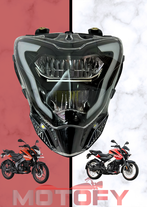 BAJAJ PULSAR NS 200 LED FAR GÜNDÜZ LEDLİ - ÜSTÜN AYDINLATMA CSP LED TEKNOLOJİSİ E BELGELİ 
