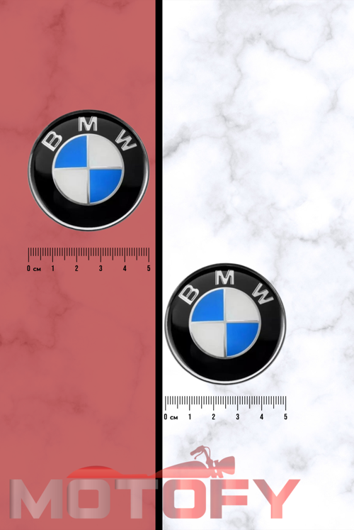 BMW Logo Damla Etiket 5x5cm 2'Li
