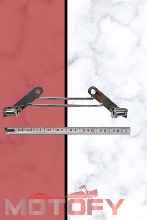 İKİLİ NİKEL SİS FARI BRAKETİ 28CM