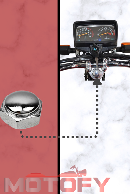 CG KUBA ÇİTA AGK FALCON FURŞ MESNEDİ ALT PLATİN ÜST TEPE SOMUNU