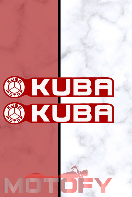 KUBA ETİKET KIRMIZI 15x3cm 2'Li - ETİKET - STİCKER