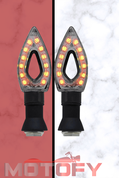 Motosiklet Led Üçgen Sinyal 2 Adet Üniversal