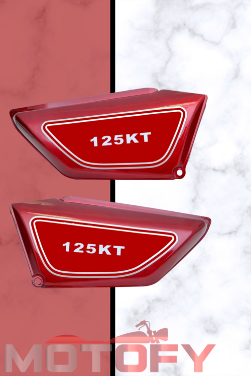 MONDİAL KT 125 YAN KAPAK TAKIMI BORDO