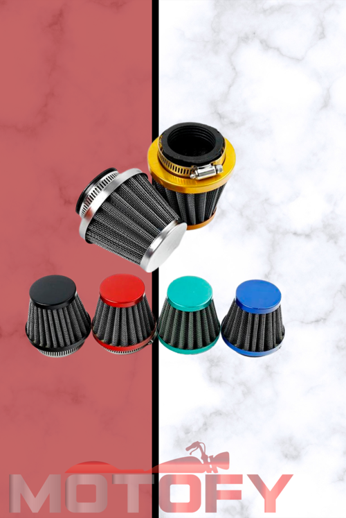 MOTOSİKLET MODİFİYE PERFORMANS HAVA FİLTRESİ 35-45MM (STOK DURUMUNA GÖRE KARIŞIK RENK GÖNDERİLİR)
