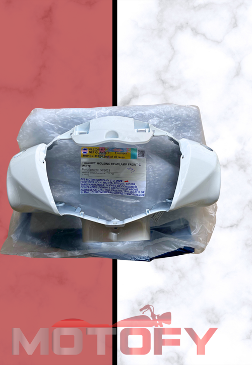 TVS JUPİTER 125 GİDON MUHAFAZA ÖN - FAR ÇERÇEVESİ BEYAZ ORİJİNAL - KL2206191F