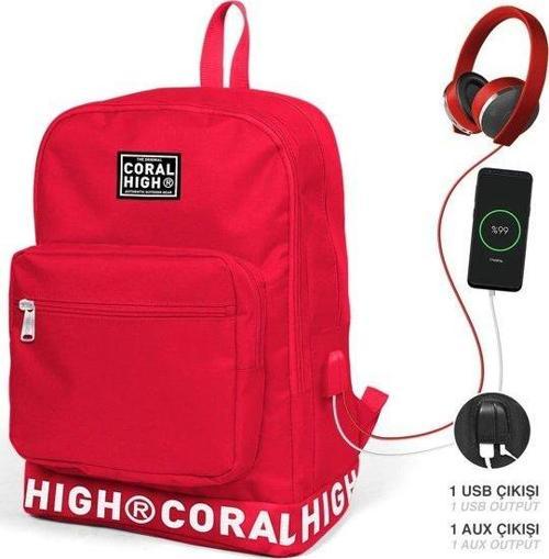 Sırt Çanta (Usb+Aux Soketli) 24103